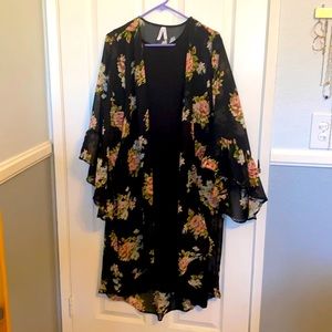 Long kimono flower shall.